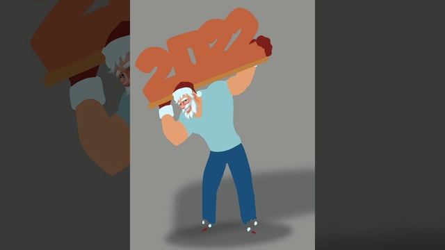 Рисую Арт Концепт Персонажа Дед Мороз С наступающим Новым годом!!!! смотреть онлайн