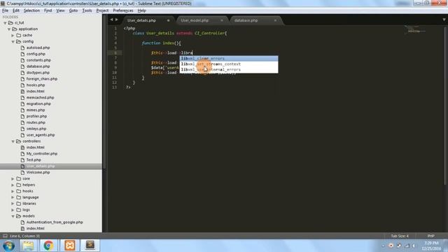 Codeigniter Tutorial for Beginners Step by Step | Libraries in Codeigniter