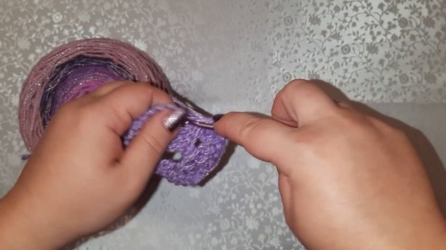 Бактус трехрядка Вяжем с Nilena Sans. Шаль из остатков пряжи