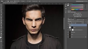 Ретушь мужского портрета в фотошопе