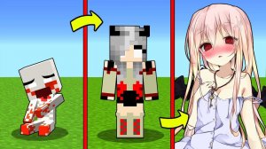 КАК МЕНЯЛАСЬ ДЕВУШКА SCP-096 СКРОМНИК И ЕЕ ЖИЗНЕННЫЙ ЦИКЛ В МАЙНКРАФТ! ЭВОЛЮЦИЯ MINECRAFT ТРОЛЛИНГ
