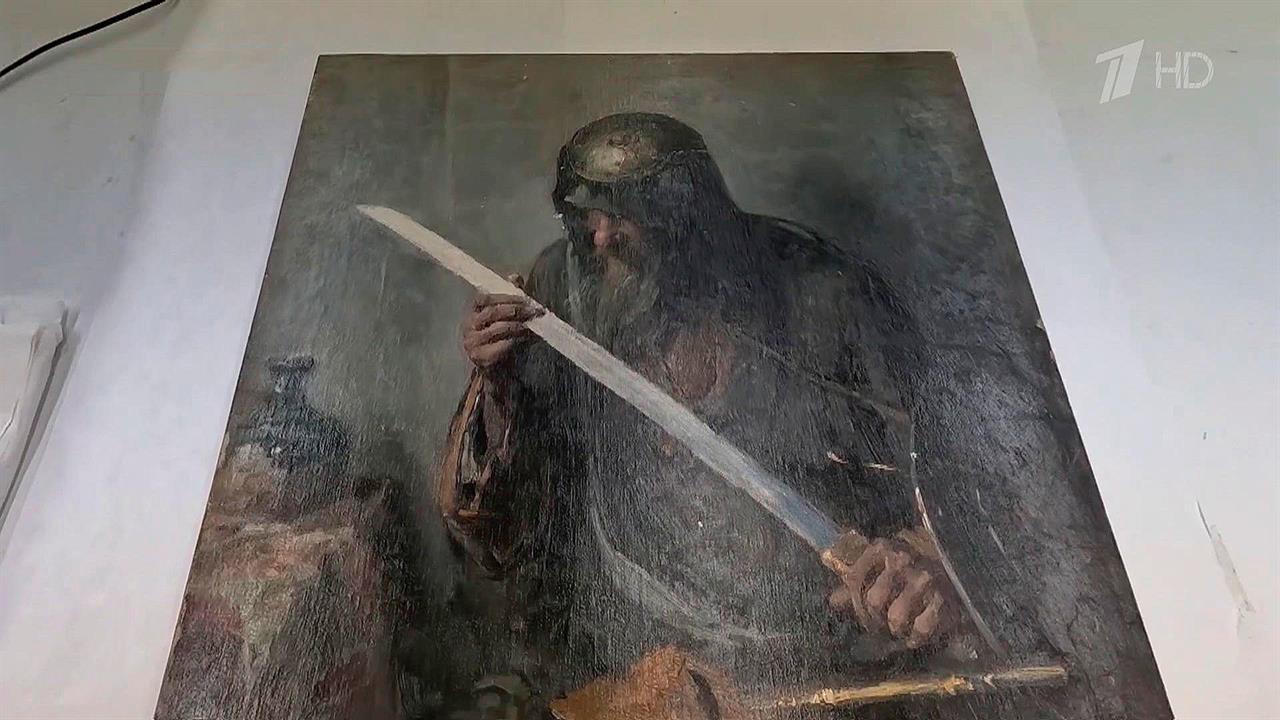 В Петербурге восстанавливают картины, которые пострадали при обстреле в Таганроге