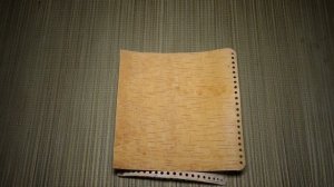 Берестяная хлебница, очередной вариант.  Bread box made of birch bark. DIY