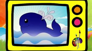 Как нарисовать кита / How to draw a whale. Оживающие рисунки