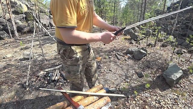 1/ЛЕСНАЯ МЕБЕЛЬ-СТУЛ/ЛЕСНАЯ КУХНЯ-МАНГАЛ/СОЛО БУШКРАФТ/SOLO BUSHCRAFT...