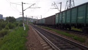 Последний квартет. Система электровозов 2ЭС5К-094/143 "Ермак" с грузовым поездом и приветом