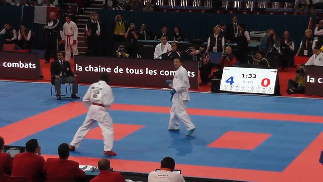 WKF 2012 75 KEN014 L WASEKA 0 JPN166 K MATSUHISA 4 21st World Championships Paris, France смотреть онлайн