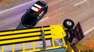 Beamng drive - полицейская погоня 13 | HITGAMEZ