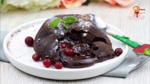 Шикарный десерт! ШОКОЛАДНЫЕ КЕКСЫ с ЖИДКОЙ шоколадной НАЧИНКОЙ (шоколадный ФОНДАН)