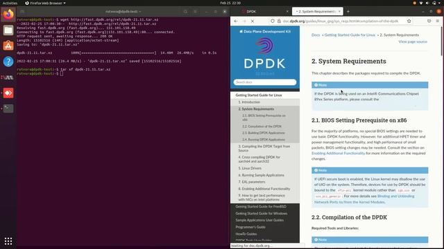Setup DPDK Development Environment (on PC) смотреть онлайн