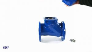 Обратный клапан ABRA-D-022-NBR Ду80 Ру16 шаровой фланцевый