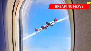 САМОЛЁТ ПОПАЛ В ЖЁСТКУЮ ТУРБУЛЕНТНОСТЬ