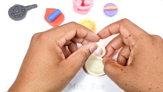 Amazing technique ❤️how to make kitchen set with polymer clay❤️Miniature clay kitchen set❤️| #ClayQ