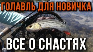 Голавль для новичка, все о снастях.