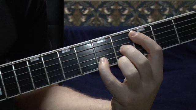 Мелодический минор и септаккорды в нем на гитаре.