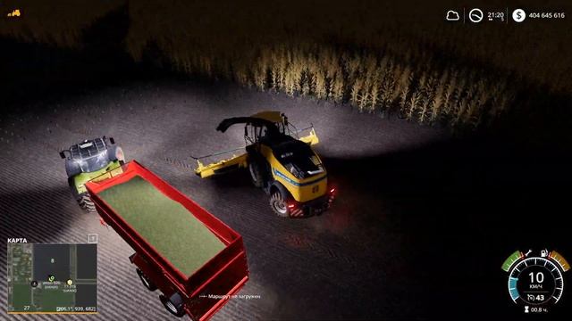 Farming Simulator 2019 Time lapse вечерняя смена Фермер Симулятор 2019. Courseplay смотреть онлайн