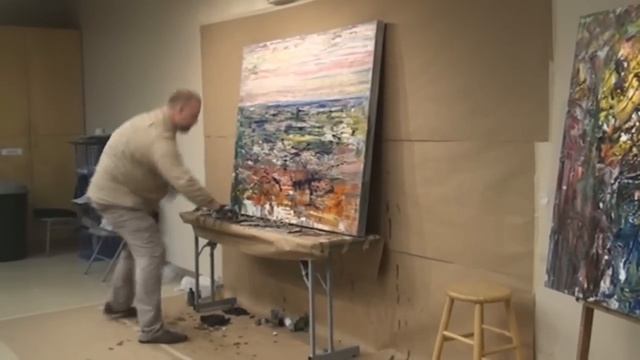 Мастер-класс живописи маслом. ЧАСТЬ 2 - "Miami Beach" смотреть онлайн