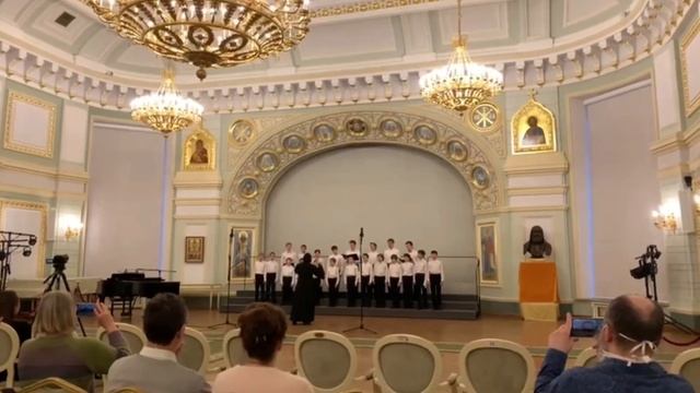 Конкурс 'Рождественская песнь'. Старший хор капеллы мальчиков им. С.В.Смоленского. 30.01.22 смотреть онлайн