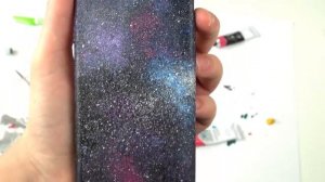 DIY ЧЕХЛЫ НА АЙФОН Чехлы для телефона в стиле Космос Делаем чехлы своими руками