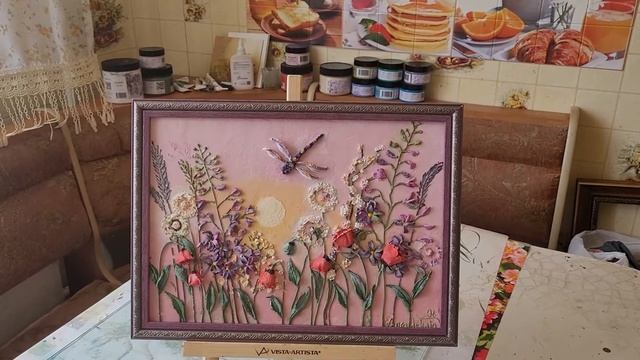 Картина для Etsy / Картина из декоративной штукатурки / Скульптурная живопись смотреть онлайн