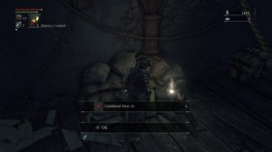 Bloodborne - Central Yharnam:  Hidden Path Inside Barrel Building (Cut Hanging Bodies) Gameplay PS4