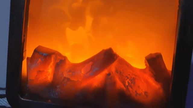 Обзор светодиодного камина. Лофт. Эффект живого огня. смотреть онлайн