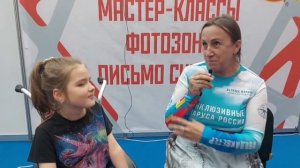 Интервью с Мариной Волковой на  Семейном фестивале здорового образа жизни «Спортлэнд» 2023