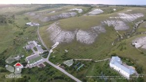 Аэросъемка Костомаровский Спасский монастырь (Воронежская область)