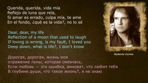 Roberto Carlos – Un gato en la oscuridad – (со словами - lyrics - letras)