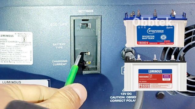 Inverter Back Panel Switch Information | How to Select Switch Inverter Back Side, Luminous Inverter
