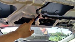 установка камеры заднего хода Toyota passo SETTE