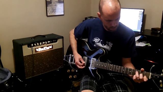 Bad Cat Cub II 30R, Epiphone Dot w/TV Jones Classics and Bigsby, Clean смотреть онлайн