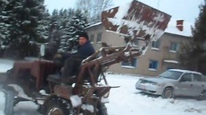 Самодельный мини-трактор с китайским движком Lifan