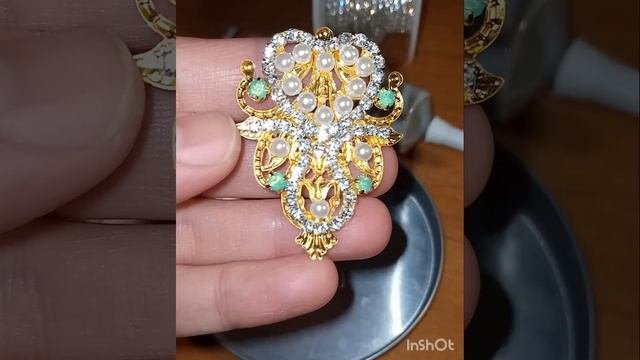 Роскошная брошь. Ручной работы 20240213
