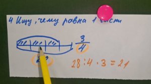 Задачи "Нахождение числа по доле и доли по числу" (4 класс)