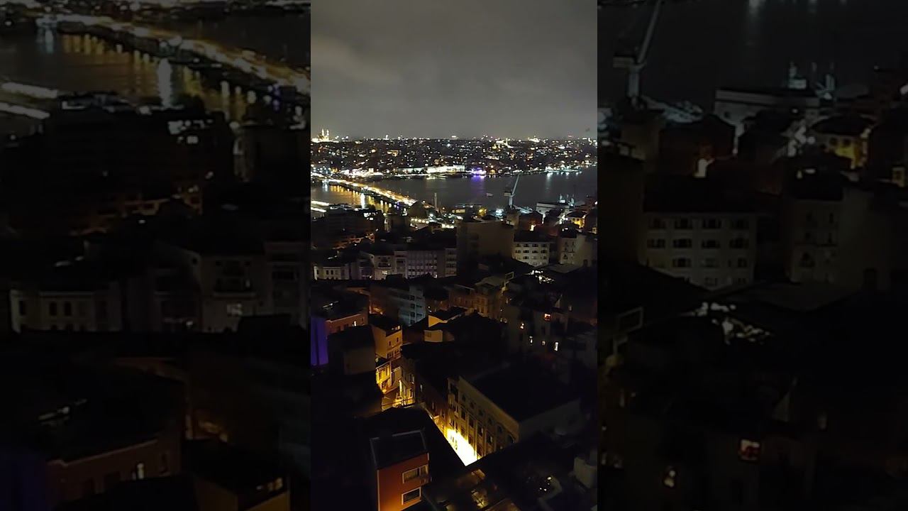 Галатская башня. Вид на  Ночной Стамбул незабываем!