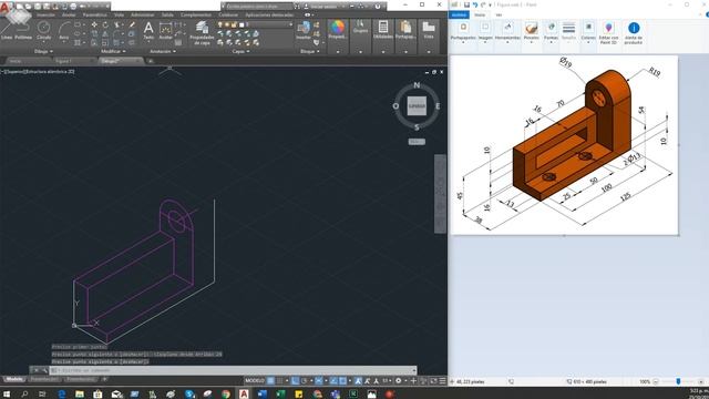 Elaboración de figuras 2D en software de AutoCAD 2019 смотреть онлайн