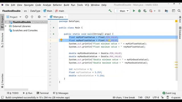 Understanding the Float and Double Primitive Types in Java: A Comprehensive Guide | Tutorial 11