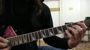 Игра на гитаре. Урок 243. Круши всё на ухо группа E.S.T. партия гитары