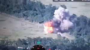 Уничтожение машины с БК ВСУ