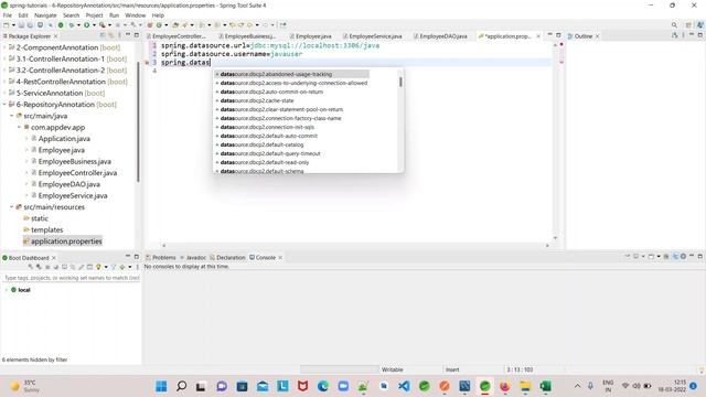 @Repository Annotation | Spring annotations part - 6 смотреть онлайн
