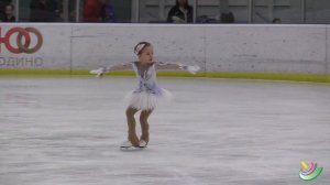 Каменева Софья. Кубок Виража 11 02 23. Юный фигурист