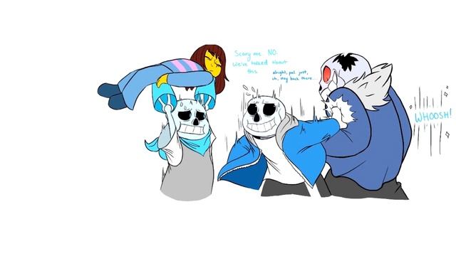 A game of HOT Potato - Undertale Multiverse Comic dub Short смотреть онлайн