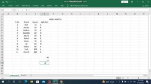 Index Match Formula in Excel, Reverse Vlookup Hindi