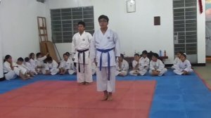 Examen 3er kyu shotokan karate Parte 4