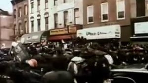 Notorious BIG funerals - Tribute in Brooklyn