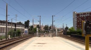 Comboios de Portugal Inter Regional 592/2 592-104 arrives at Sete Rios Station