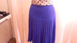 Готовая работа! Юбка плиссе!