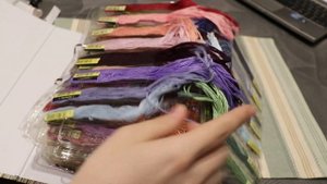 Хранение и организация ниток мулине. Мой способ. Не для всех))