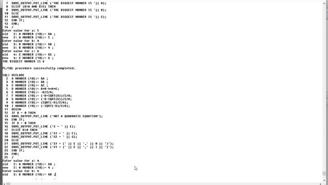 Introduction to PL-SQL in DBMS